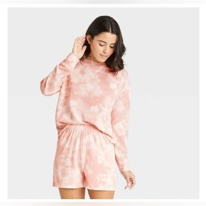 Grayson Threads Pink and White Sleep Shorts